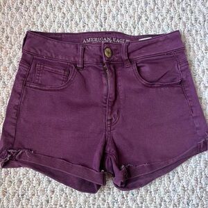 American Eagle Outfitters Women's Purple Shorts